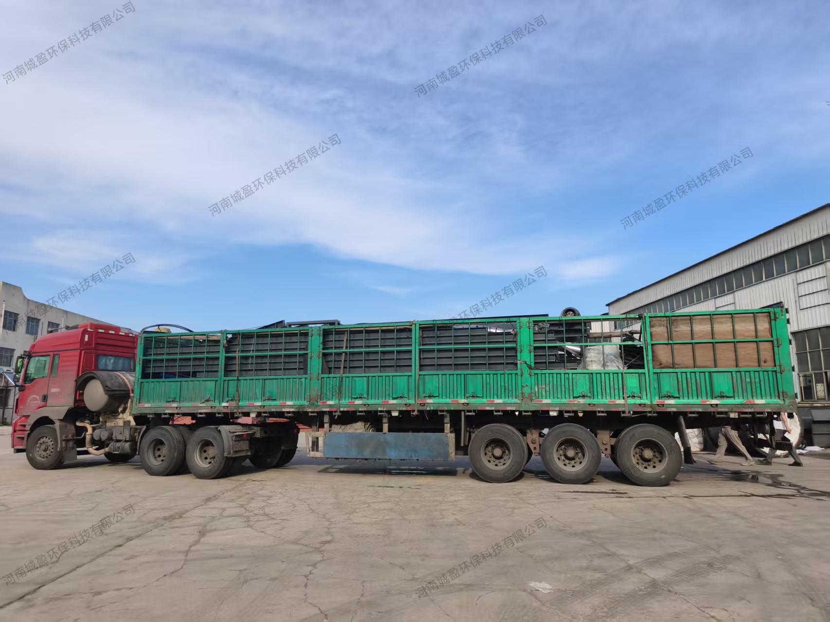 匠心交付：三车B650、B800皮带输送机整装发往山东客户现场